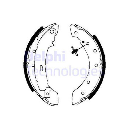 Jeu de mâchoires de frein...