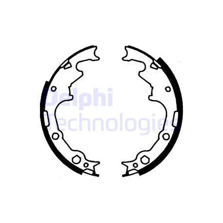 Jeu de mâchoires de frein DELPHI