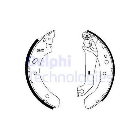 Jeu de mâchoires de frein...