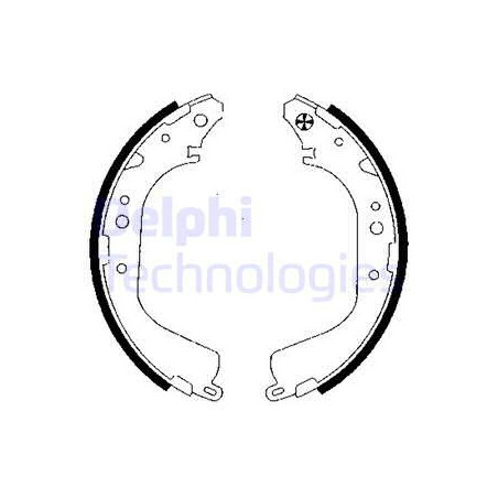 Jeu de mâchoires de frein...
