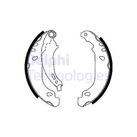 Jeu de mâchoires de frein...