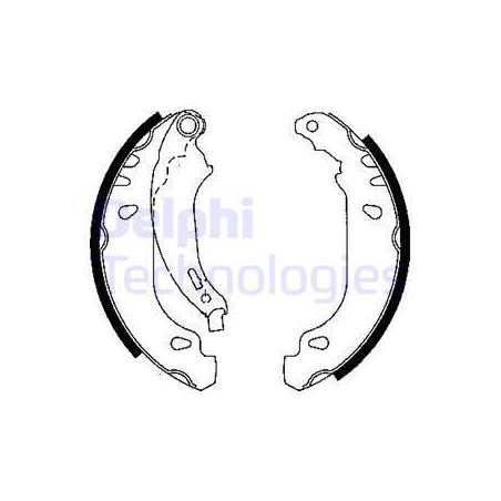 Jeu de mâchoires de frein...