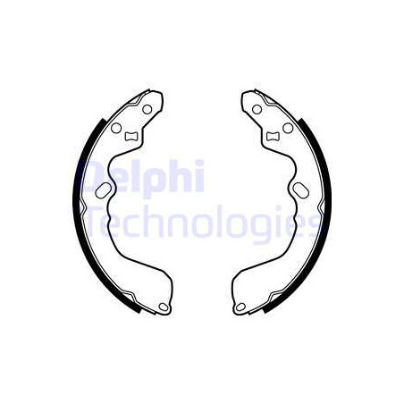 Jeu de mâchoires de frein...