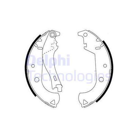 Jeu de mâchoires de frein...