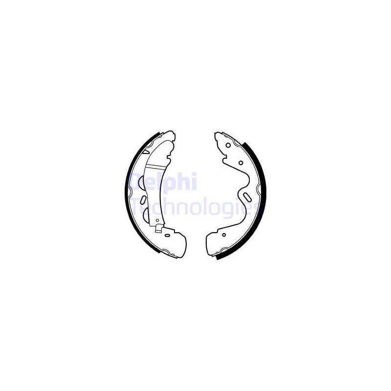 Jeu de mâchoires de frein DELPHI