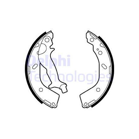 Jeu de mâchoires de frein...