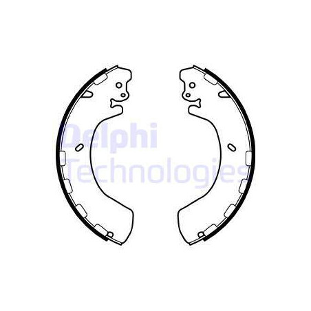 Jeu de mâchoires de frein...