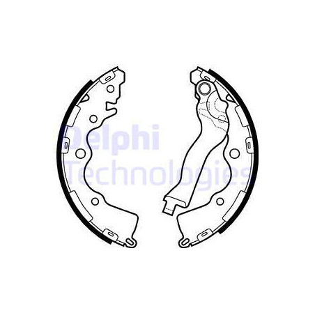 Jeu de mâchoires de frein...