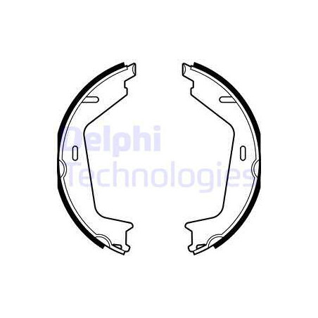 Jeu de mâchoires de frein DELPHI