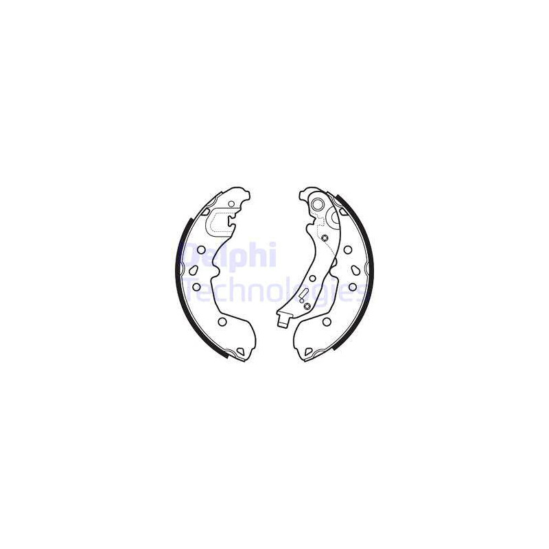 Jeu de mâchoires de frein DELPHI