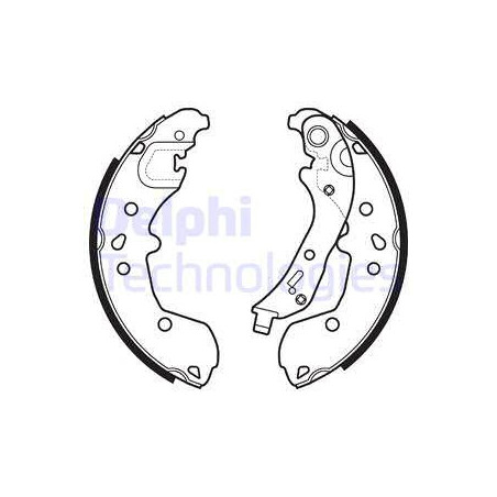 Jeu de mâchoires de frein...