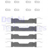 Kit d'accessoires (plaquette de frein) DELPHI