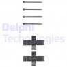 Kit d'accessoires (plaquette de frein) DELPHI