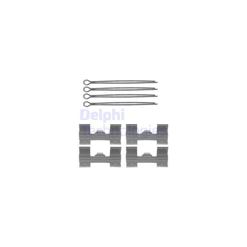 Kit d'accessoires (plaquette de frein) DELPHI