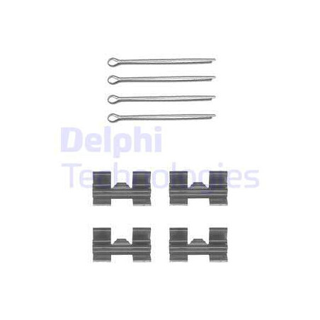 Kit d'accessoires (plaquette de frein) DELPHI