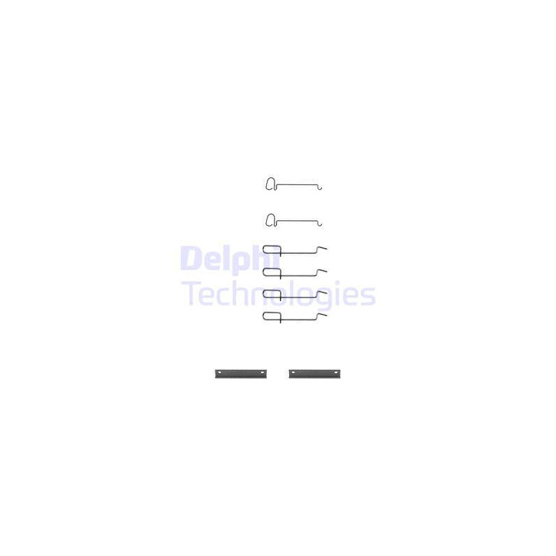 Kit d'accessoires (plaquette de frein) DELPHI