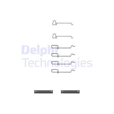 Kit d'accessoires (plaquette de frein) DELPHI