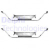 Kit d'accessoires (plaquette de frein) DELPHI