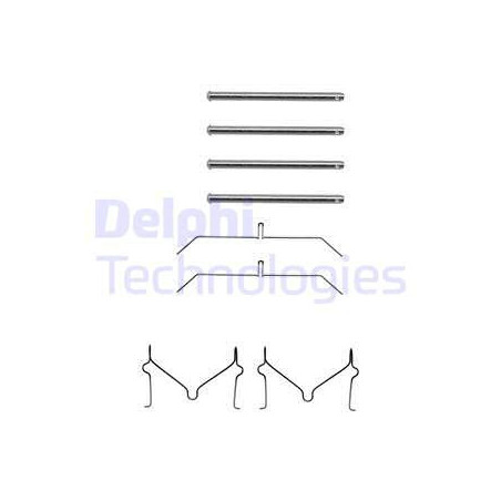 Kit d'accessoires (plaquette de frein) DELPHI