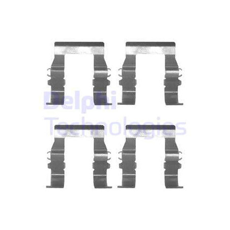 Kit d'accessoires (plaquette de frein) DELPHI