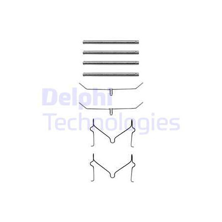 Kit d'accessoires (plaquette de frein) DELPHI