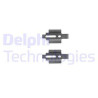Kit d'accessoires (plaquette de frein) DELPHI