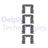 Kit d'accessoires (plaquette de frein) DELPHI