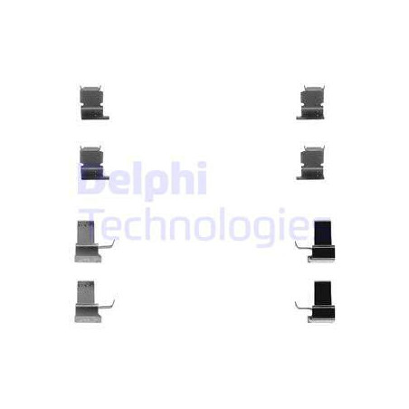 Kit d'accessoires (plaquette de frein) DELPHI
