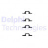 Kit d'accessoires (plaquette de frein) DELPHI
