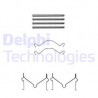 Kit d'accessoires (plaquette de frein) DELPHI