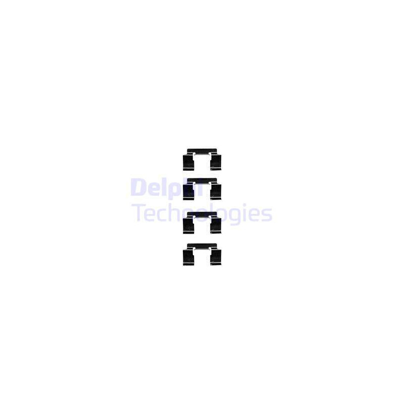 Kit d'accessoires (plaquette de frein) DELPHI
