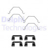 Kit d'accessoires (plaquette de frein) DELPHI