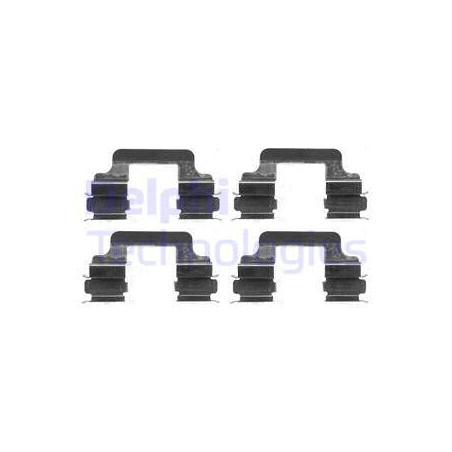 Kit d'accessoires (plaquette de frein) DELPHI