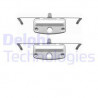 Kit d'accessoires (plaquette de frein) DELPHI