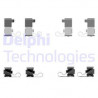 Kit d'accessoires (plaquette de frein) DELPHI