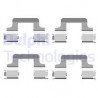 Kit d'accessoires (plaquette de frein) DELPHI