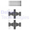 Kit d'accessoires (plaquette de frein) DELPHI