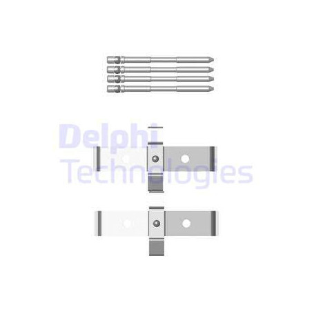 Kit d'accessoires (plaquette de frein) DELPHI