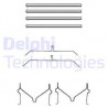 Kit d'accessoires (plaquette de frein) DELPHI