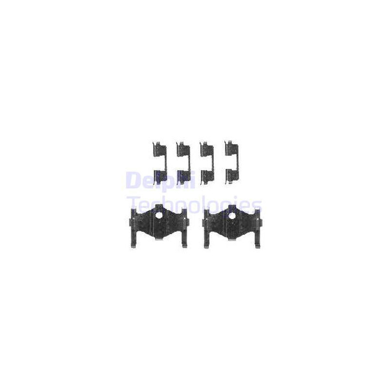 Kit d'accessoires (plaquette de frein) DELPHI