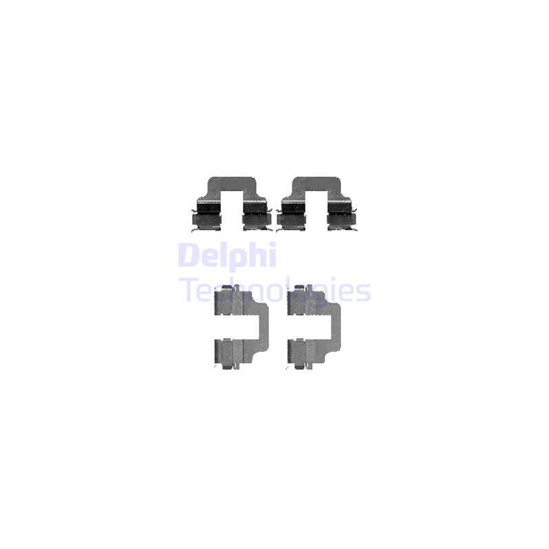 Kit d'accessoires (plaquette de frein) DELPHI