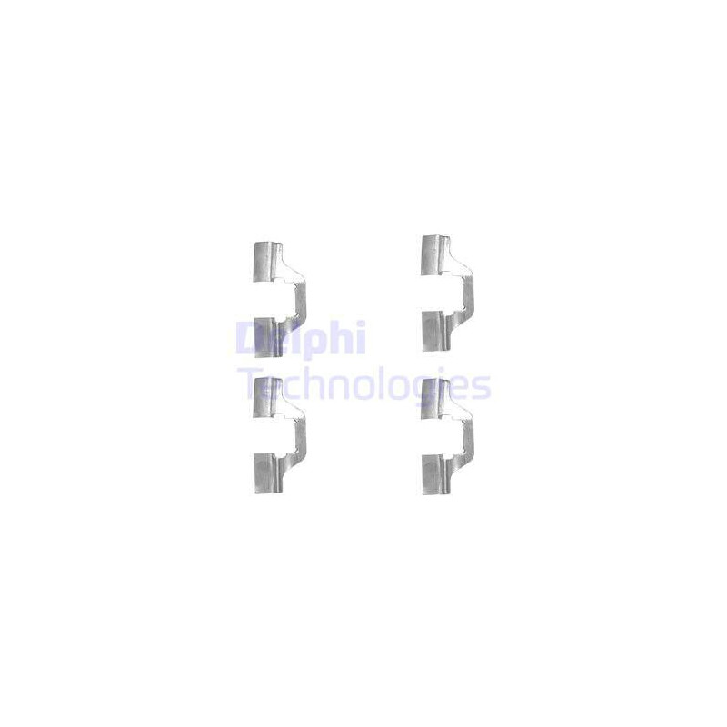 Kit d'accessoires (plaquette de frein) DELPHI