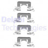 Kit d'accessoires (plaquette de frein) DELPHI