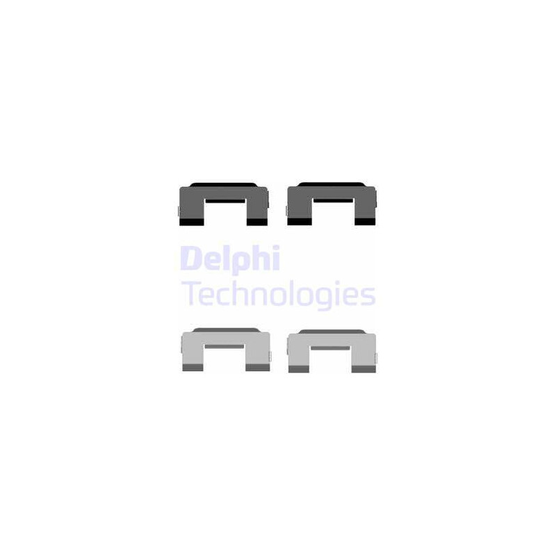 Kit d'accessoires (plaquette de frein) DELPHI
