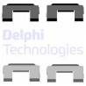 Kit d'accessoires (plaquette de frein) DELPHI