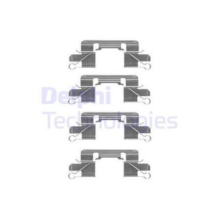 Kit d'accessoires (plaquette de frein) DELPHI