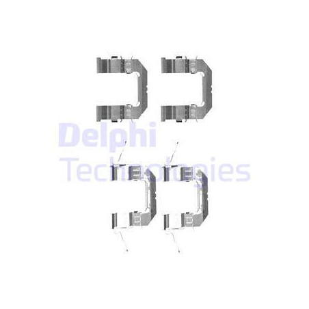 Kit d'accessoires (plaquette de frein) DELPHI