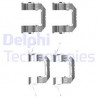 Kit d'accessoires (plaquette de frein) DELPHI