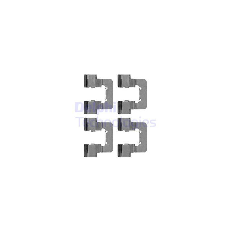 Kit d'accessoires (plaquette de frein) DELPHI