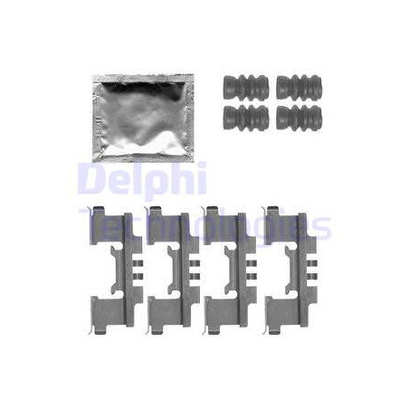 Kit d'accessoires (plaquette de frein) DELPHI